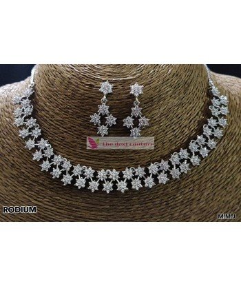 AD choker necklace set with...